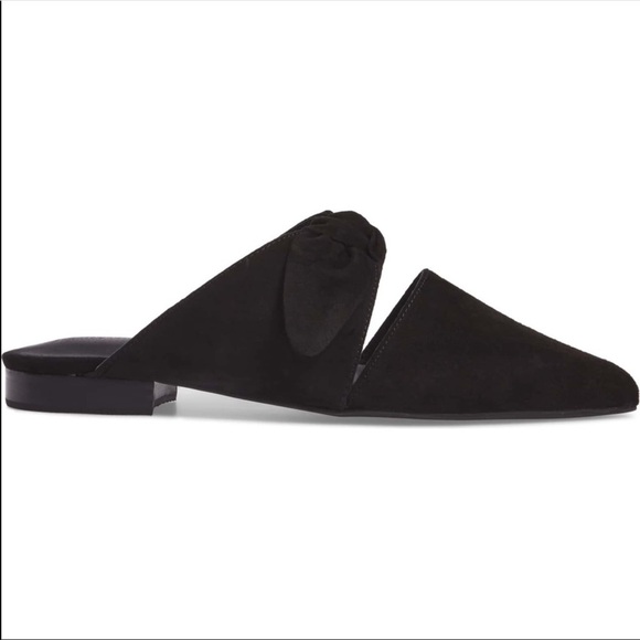 Jeffrey Campbell Charlin Bow Pointy Toe Flat Mule - Picture 3 of 7